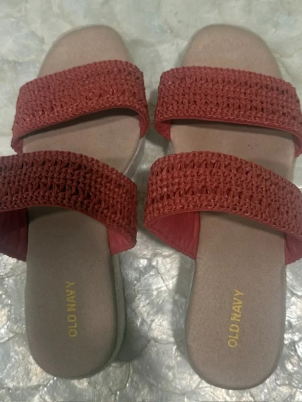 Old Navy Women’s Orange Espadrilles NWOT Size 8